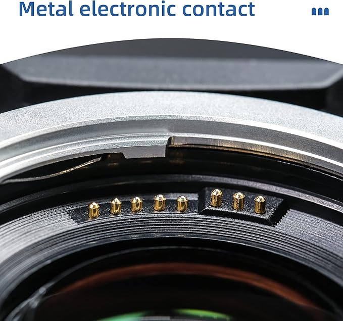 VILTROX EF-EOS M2 Auto Focus Lens Adapter 0.71x Reducer Speed Booster for Canon EF Mount Lens to Canon EF-M Mount Mirrorless Camera EOS M M2 M3 M5 M6 M10 M50 M100
