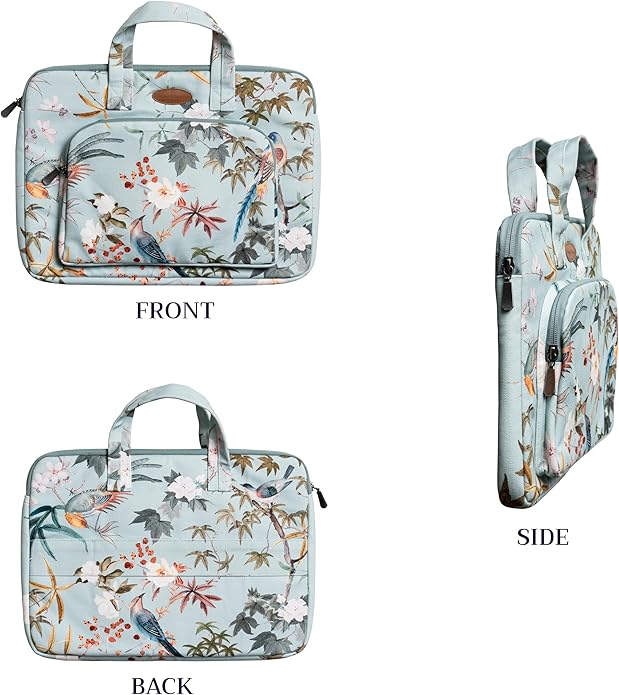 Maison d'Hermine Laptop bag with front pocket Stain and water repellent Cotton canvas
