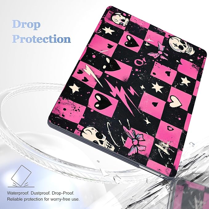 Case for MacBook Pro 13 inch with/Without Touch Bar (2016-2022, M2 A2338 M1 A2289 A2251 A2159 A1989 A1706 A1708), Hard Shell + Keyboard Cover + Dust Plug, Pop Punk Checkerboard