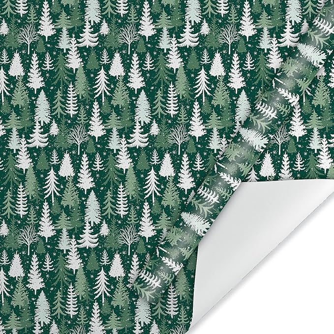 Current Holiday Forest Christmas Rolled Wrapping Paper - Premium Jumbo 23-Inch x 32-Foot Gift Wrap Roll, 61 Square Feet Total