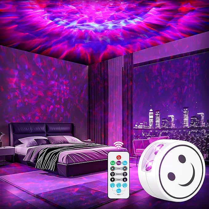 Galaxy Projector, Light Projector for Bedroom, Night Light for Kids Room, Projector with Timer and Remote Control, Room Decor, Gifts for Girls, Boys, Adults, Christmas, Birthday
