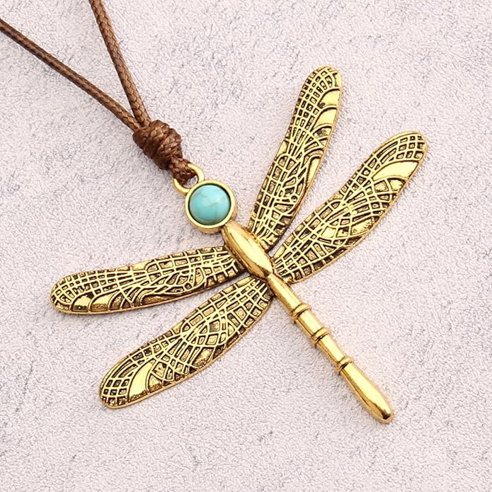 GelConnie Boho Necklaces for Women Vintage Silver Circles Long Pendant Necklace Cowgirl Sweater Necklace Adjustable Leather Choker Necklace for Women