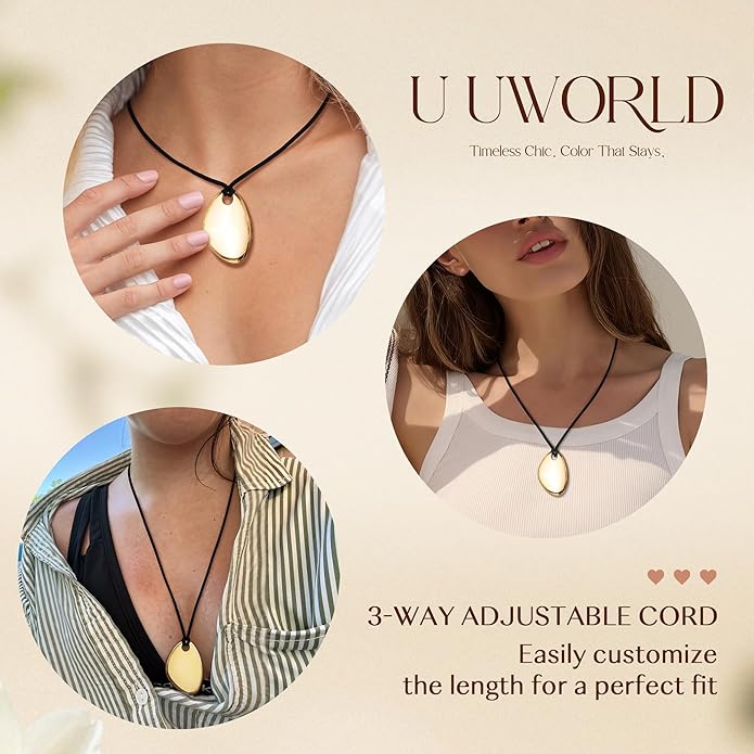 Chunky Gold Necklace with Star Pendant for Women,18K Gold Plated Stainless Steel Sweatproof Non Tarnish Hypoallergenic Chain,Trendy Chunky Necklaces for Women,Star Necklace Fashion Statement Jewelry