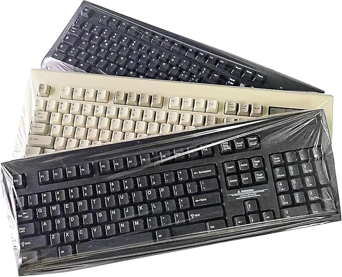 Universal Keyboard Cap [20-Pack] – Universal Fit Desktop Keyboard Cover with Numeric Keypad – Ideal for Hospital & Dental Use – Bulk Value Set – by Green Onions Supply