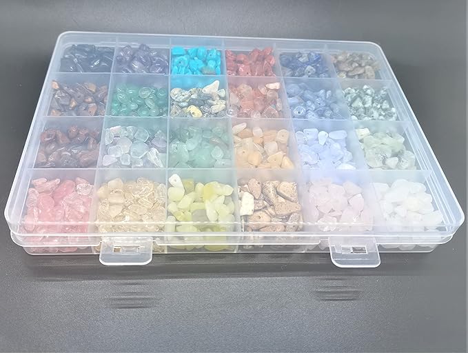 Gemstone Beads Natural Irregular Shaped Stone Chips Crystal Energy Healing Power for Jewelry Making(24 Material)