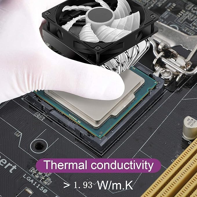 HY510-50PCS(1PCS-1g) CPU Thermal heatsink Paste Silicone Grease Compound Carbon Based High Performance Non-Conductive for pc CPU gpu PS4 50 Gram