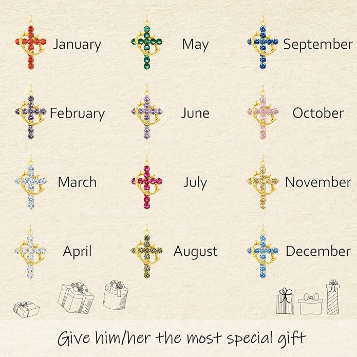Tewiky Christian Gift Stocking Stuffers Cross Necklace for women-Dainty 14k Gold Plated/Silver Plated Pendant Necklaces Simple Cute Tiny Necklace Jewelry for Women