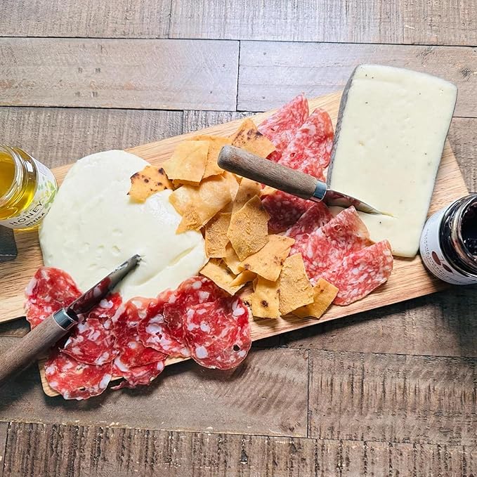 Authentic Italian Charcuterie Assortment with Meats, Cheeses, Crackers, Honey and Jam – A Taste of Italy Perfect for Any Occasion or for Gifting