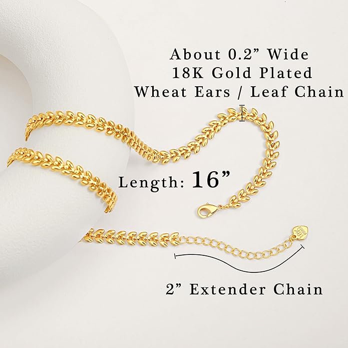 Aobei Pearl 18K Gold Plated Paperclip Chain Choker Satellite Chain Freshwater Cultured Biwa Pearl Pendant Necklace Dainty Jewelry for Women