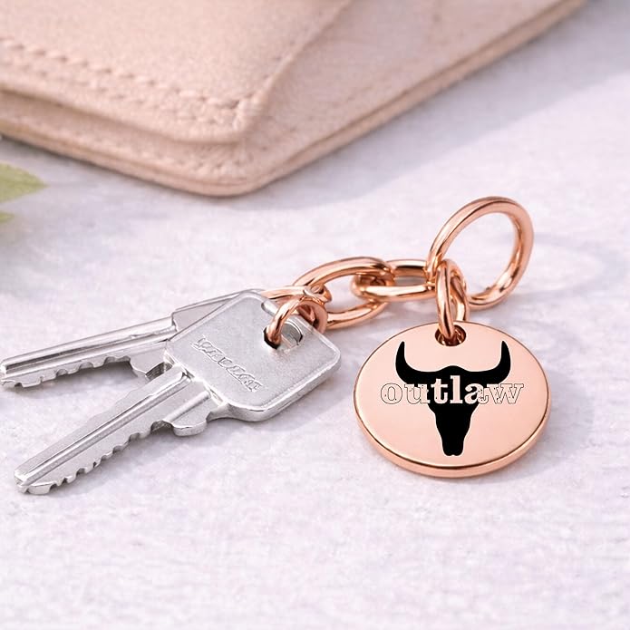 SM Design Western Charm Set of 4 – Stainless Steel Western Charms for Bracelets & Necklaces – Cowgirl, Ranch & Country Style Jewelry Charms – Western Gift for Women & Moms