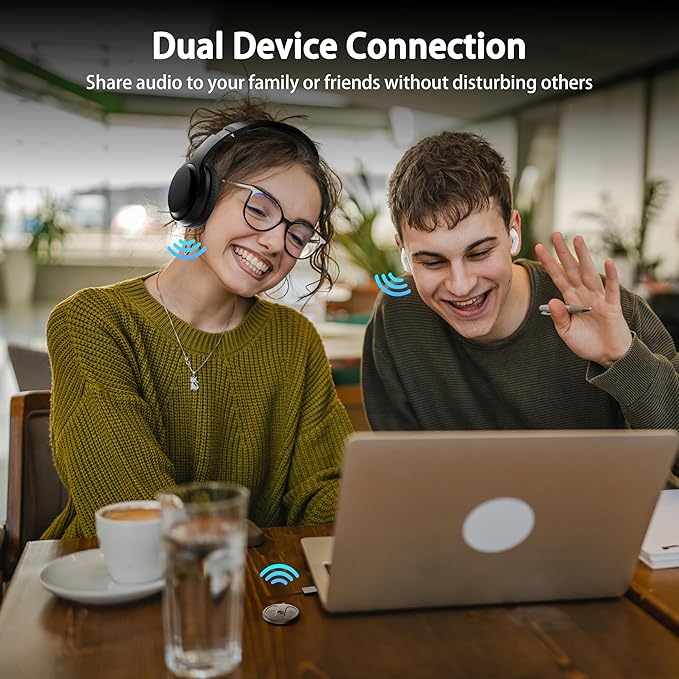 USB-C Bluetooth Adapter for PS5, Bluetooth 5.4 Audio Adapter for PC, Plug and Play, Wireless Audio Transmitter for Bluetooth Headphones & Earbuds to PS4/PS5/Switch Dock/PC/Laptop/TV