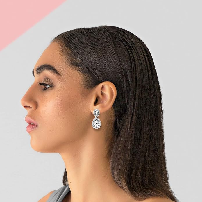 Spinningdaisy Clip On Earrings for Women | Non Pierced Earrings for Wedding