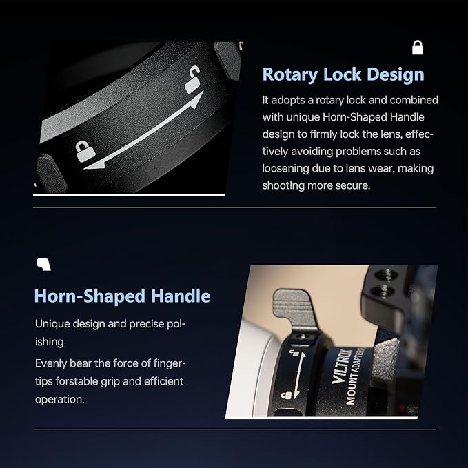 VILTROX PL-E Lens Adapter, Lens Converter Ring Camera Lens Mount Adapter Ring Compatible with PL Lens to Sony E/NEX Mount Cameras A7S3/FS7/5/FX9 /A7R4/R3/a Series/Nex Series