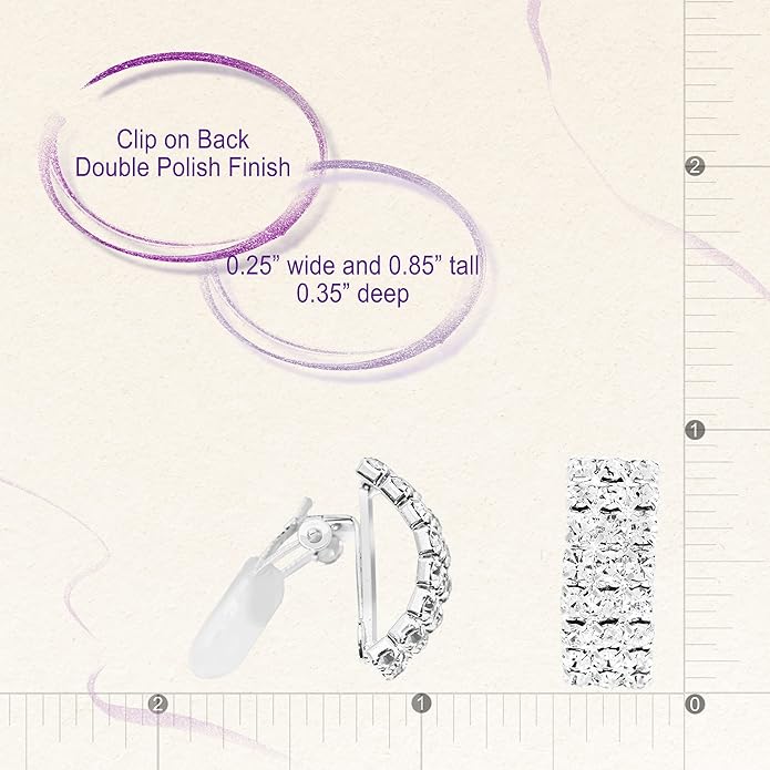 Spinningdaisy Clip On Earrings for Women | Non Pierced Earrings for Wedding