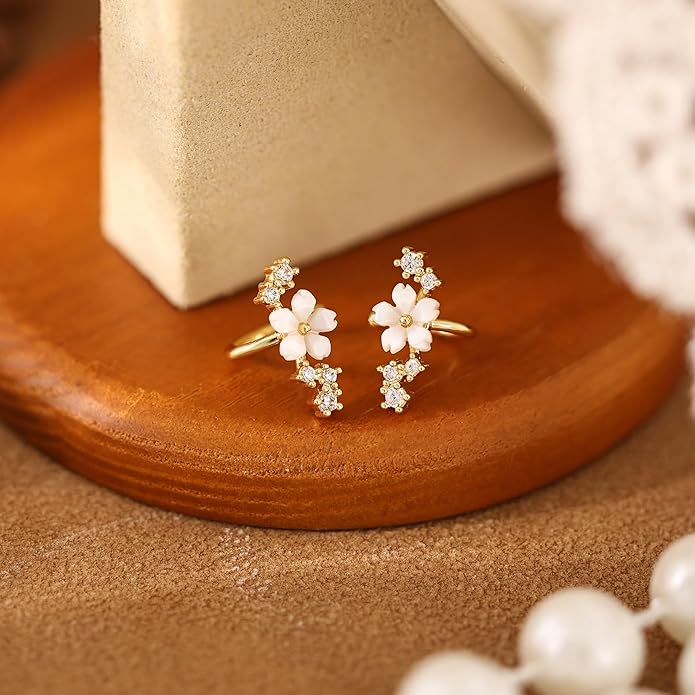 3Pcs Ear Cuffs Non Piercing for Women - Trendy 14K Gold Plated Cuffs Earrings with Cubic Zirconia - Dainty Clip On Cartilage Earring Jewelry