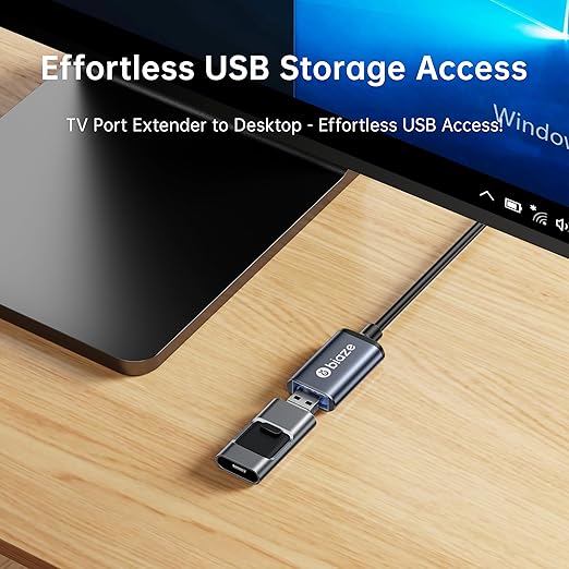 USB Extension Cable USB 3.0 Extension Cord Type A Male to Female Cord Nylon Braided High Data Transfer Compatible with USB Keyboard, Mouse, Flash Drive(3ft)