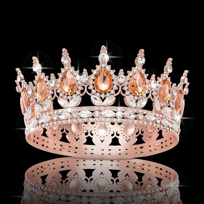 Queen Crown Rhinestone Wedding Crowns and Tiaras for Women Costume Party Hair Accessories Princess Birthday Crown Crystal Bridal Crowns