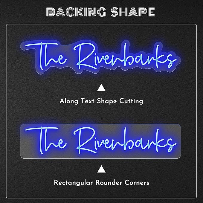 Custom Neon Signs, Personalized Large Led Neon Lights Sign,Neon Sign Customizable for Wall Decor Wedding Birthday Party Bedroom Bar Shop Name Logo Lights (Optional 16" to 60") (2 Lines)