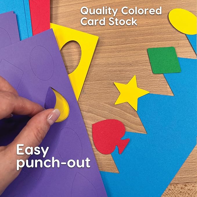 264pcs DIY Party Crown Kit – Makes 12 Princess King Children's Party Crowns, US Made JEWEL Colored Card Stock Easy Punch Out Craft for Royal Themed Birthday Party, Play Dates, Children's Theater Plays