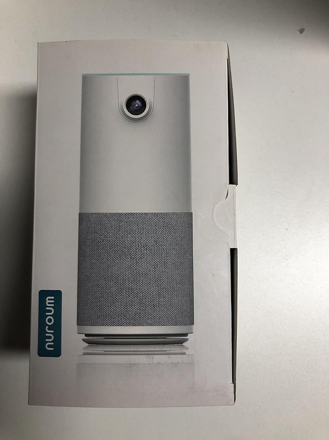 NUROUM C10(2nd Gen) 1080P Conference Webcam with Microphone Speaker, Portable All in One Computer Camera for Video Conference, AI Noise Cancellation & AGC, USB Plug&Play for PC/Desktop Zoom/Teams