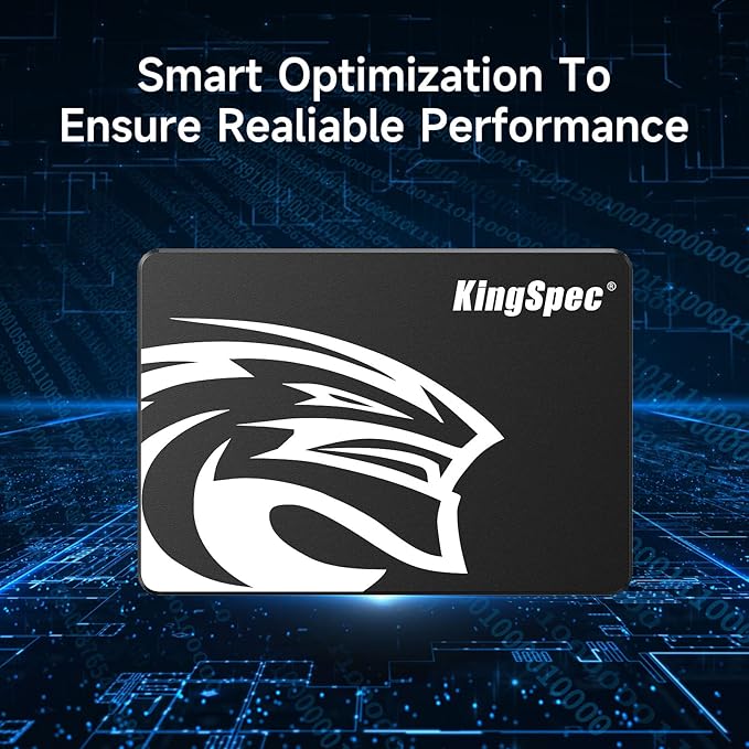 KingSpec 128GB 2.5 SSD SATA III Internal - 550MB/s Read, 520MB/s Write with 3D NAND Flash, for Laptop & Desktop PC Upgrade