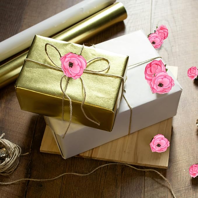 100pcs 1.3 Inch Pink Roses Artificial Flowers Silk Mini Pink Roses Head Bulk Fake Pink Rose for Wedding Party DIY Centerpieces Decor