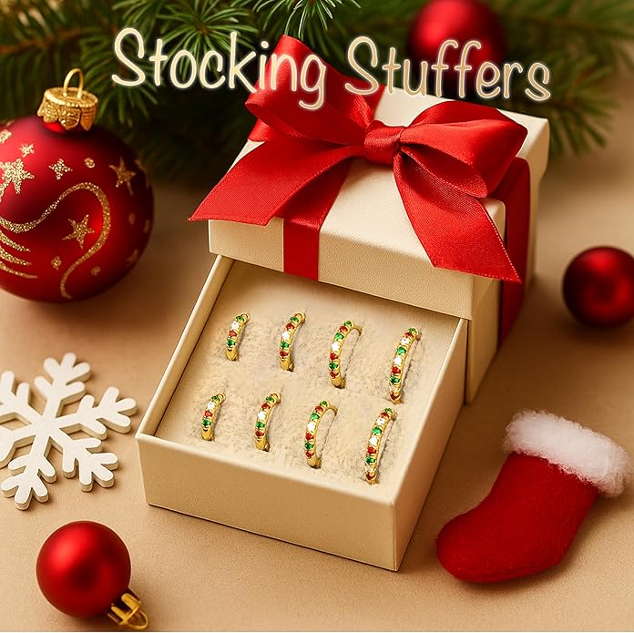 Small Gold Huggie Hoop Earrings Set for Women Men Hypoallergenic 14K Plated Stack Cartilage Earrings, Multiple Piercing Lightweight Mini Thin Cute Dainty Trendy Jewelry Set Christmas Gifts for Women