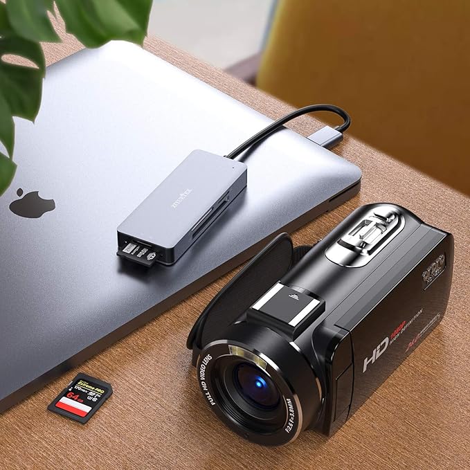 CF Card Reader,USB 3.0 to Compact Flash Memory Card Reader Adapter 5Gbps Read 5 Cards Simultaneously for SDXC, SDHC, SD, Micro SDXC, Micro SD, Micro SDHC, M2, MS, CF and UHS-I Card (Grey)