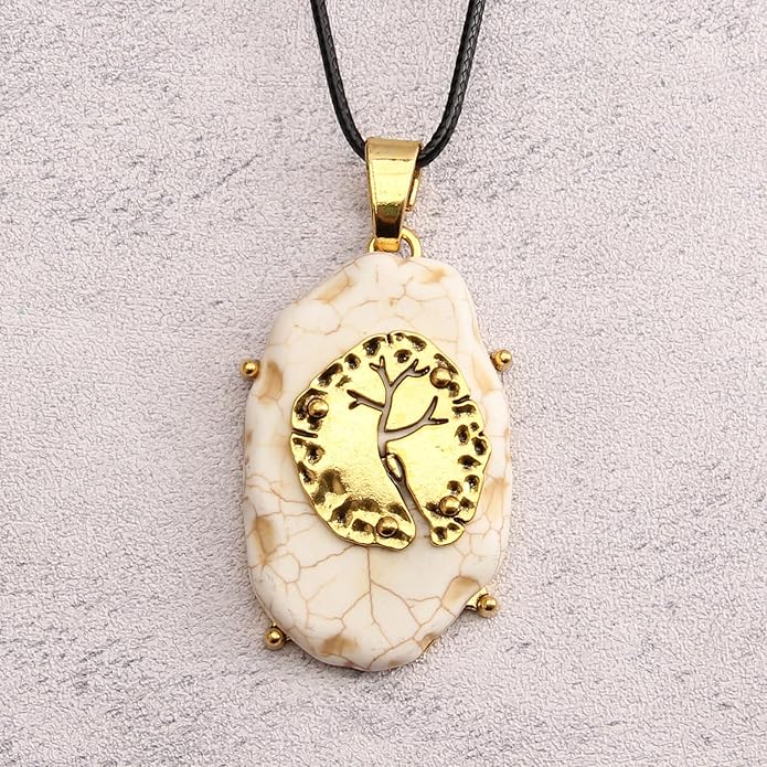 GelConnie Boho Necklaces for Women Vintage Silver Circles Long Pendant Necklace Cowgirl Sweater Necklace Adjustable Leather Choker Necklace for Women