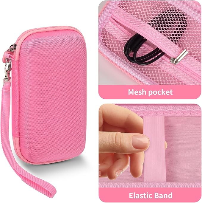 Portable Bank Charger Case for SABANI for Charmast for OHOVIV for VRURC for YILANS for CFIAI for LOVELEDI for RGVOTA for Miday for RONEGN for POIYTL for IAPOS Fast Charging Battery (Pink)