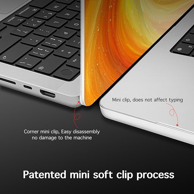 for MacBook Pro 16 inch Case 2021 2022 2023 2024 Release A3186 A3403 M4 A2991 M3 A2780 M2 A2485 M1 Pro/Max, Hard Shell Case with Screen Protector & Keyboard Cover, Swirling Rainbow