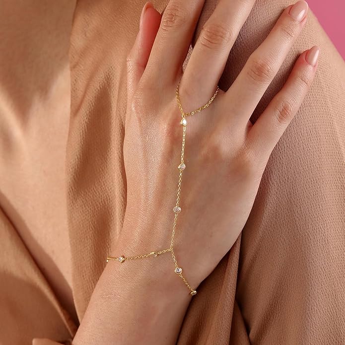 MBW Gold Bracelets for Women Trendy, Dainty 14K Gold Plated Bracelet Stack Beaded Chain Bracelet Set Thin Small Cute Paperclip Bracelets Fashion Waterproof Jewelry Gift Gold Accessories for Women