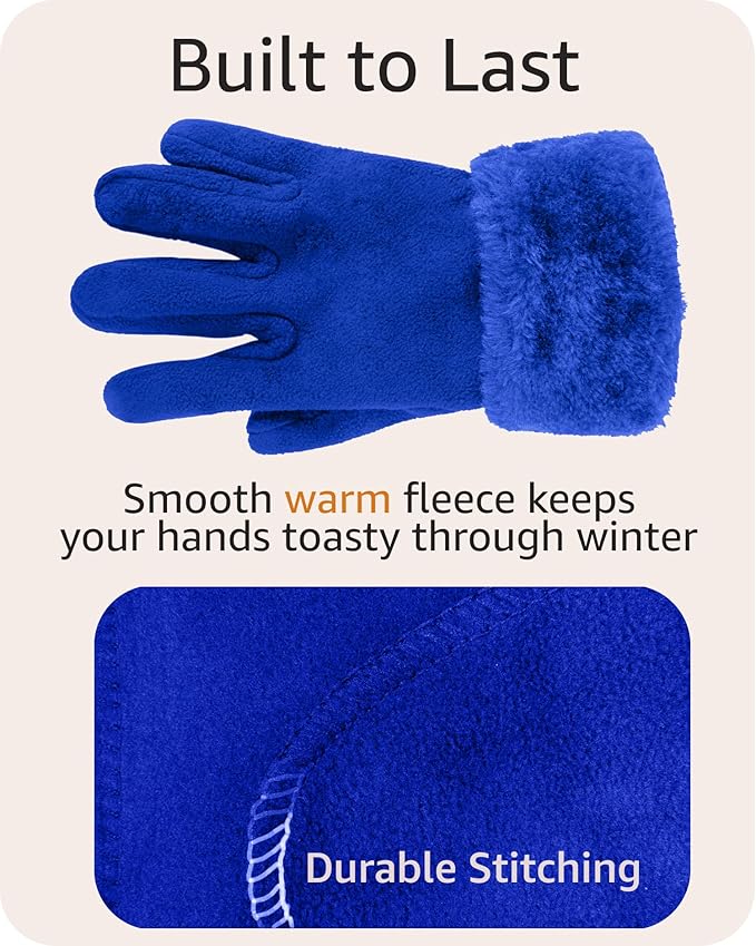 boxed-gifts Women's Warm Fleece Winter - Women's Hat and Glove Set + Hats Gloves Scarves for Women