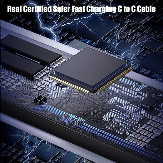 3-Pack Black [6.6FT+6.6FT+10FT] 60W USB C to USB C Cable, Type C Fast Charging Cable for iPhone 16 15 Pro Plus Pro Max，for Galaxy S24 S23, for iPad Pro/Air, for MacBook Pro/Air and More