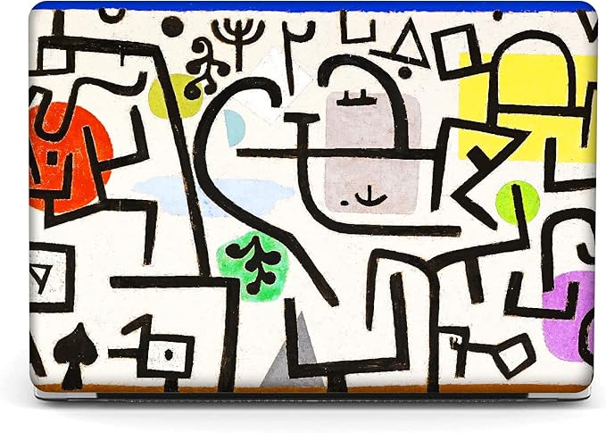 Compatible with MacBook Pro 13 inch Art Case Skin, 2022, 2021, 2020-2016 Release A1706/A1989/A2159 Abstract Hard Shell with Keyboard Cover & Screen Protector (Picture of A Journey by Paul Klee)
