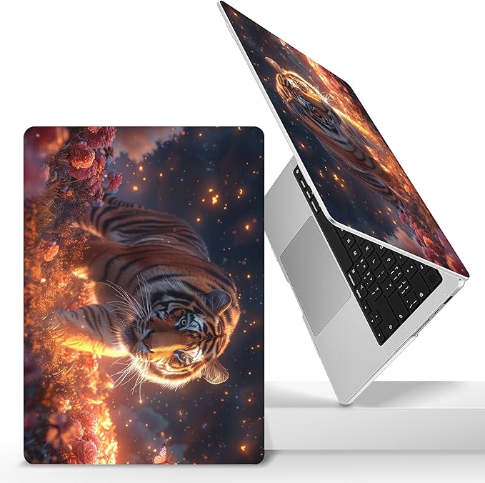 for MacBook Pro 16 inch Case 2021 2022 2023 2024 Release A3186 A3403 M4 A2991 M3 A2780 M2 A2485 M1 Pro/Max, Hard Shell Case with Screen Protector & Keyboard Cover, Dream Tiger