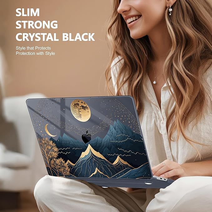 May Chen Compatible with MacBook Pro 13 inch Case with Touch Bar 2022 2021 2020 Release A2338 M1/M2 A2251 A2289, Plastic Hard Shell Case with Keyboard Cover, Traditional