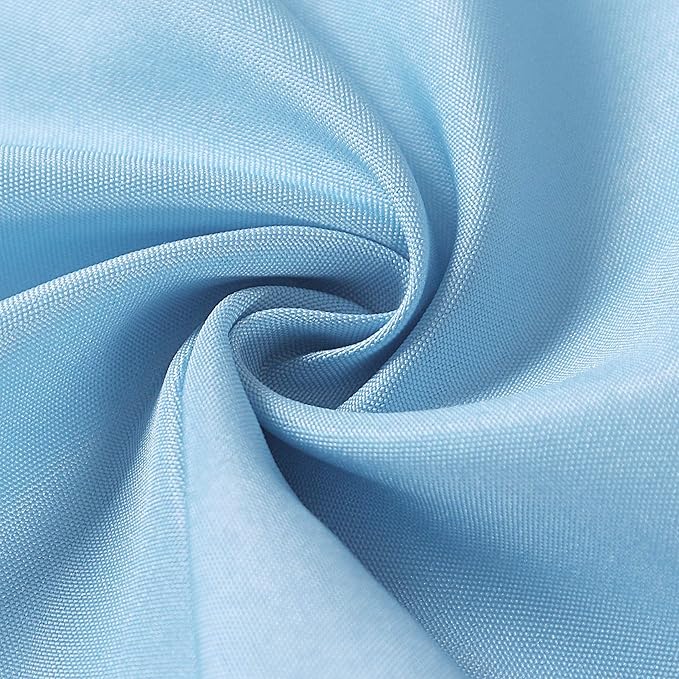 Cloth Napkins 17x17 inch Washable Polyester Dinner Napkins Soft Table Napkins for Wedding Party Dining Banquet(Blue Mist,25PCS)