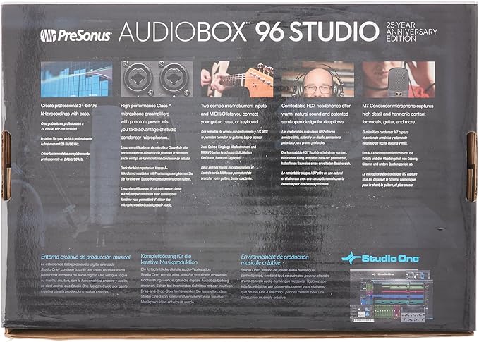 PreSonus AudioBox USB 96 Studio with Studio One Pro Software