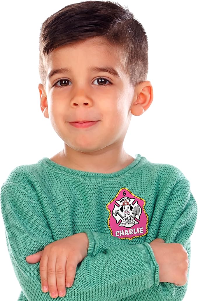 Kenco Kids Customizable Plastic Firefighter Hats -Choose your style, add your name or department