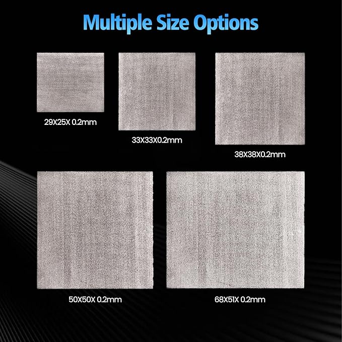 Thermal Pad,29 * 25 * 0.2mm,Graphene Thermal Pads for GPU/CPU/SSD/Electronics - Highly Efficient, Compressible (29 * 25mm)