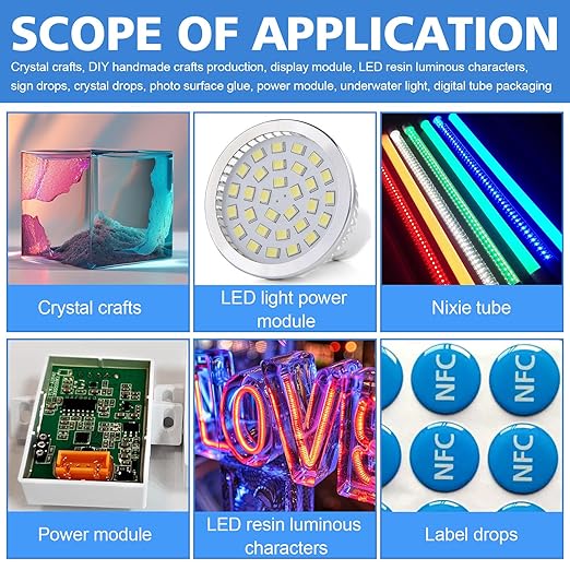 Electronic Potting Compound, Thermally Conductive Epoxy Thermal Adhesive Insulation Waterproof Sealant for Electronic Component Packaging Led Power Supply Circuit Board Protection, 480g A+B
