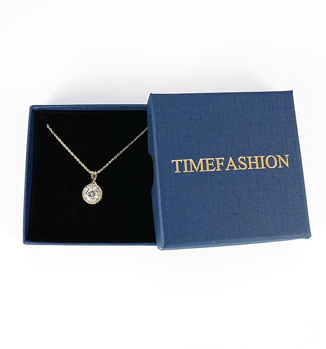 2CT Infinity Moissanite Pendant Necklace, Round Cut 8mm D Color Halo Necklace 925 Sterling Silver Adjustable Chain, Elegant Jewelry Gifts for Women