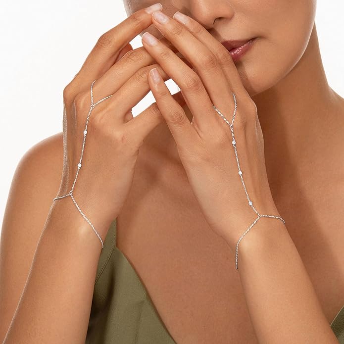 Gold Bracelets Set for Women Non Tarnish Trendy,14K Gold Plated Dainty Stackable Paperclip Cuban Link Chain Bracelets, Simple Cute Cuff Bracelets Jewelry Set Adjustable 7"+2"