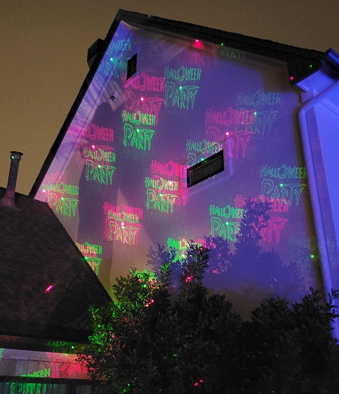 Motion Pattern Firefly 3 Models in 1 Continuous 18 Patterns LedMall RGB Outdoor Laser Garden and Christmas Lights with RF Remote Control and Security kit