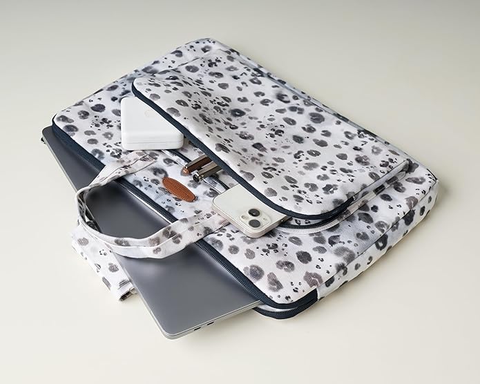 Maison d'Hermine Laptop bag with front pocket Stain and water repellent Cotton canvas