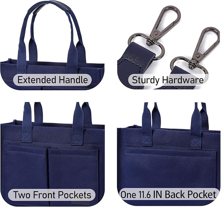 Canvas Tote Bag for Women, Large Laptop Travel Tote Handbag Totes with Crossbody Shoulder Teachers Reusable Grocery Bags
