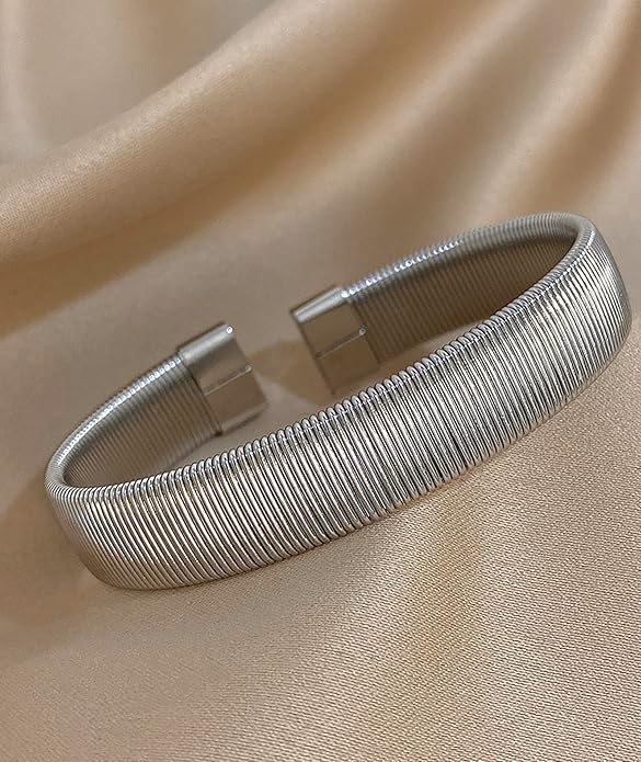 hotoo Minimalist Cuff Bracelets for Women Stackable Bracelet Christmas