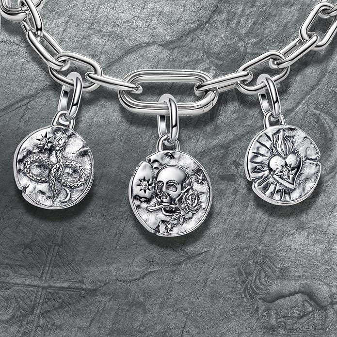 Cute Fashion Heart Charms,S925 Sterling Silver Charm,Bead for Bracelets and Necklaces,For Women Jewelry Present