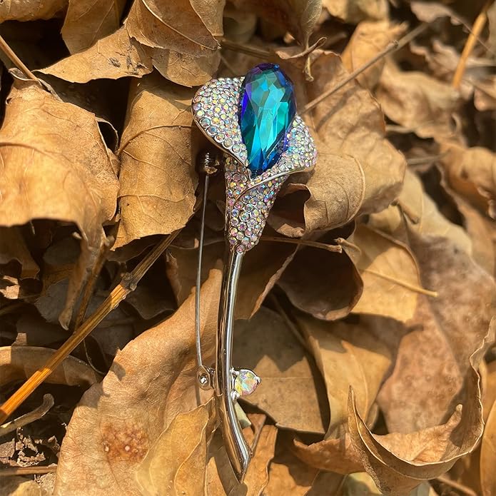 Brooch Pins For Women Fashion, Flower Brooches Jewelry For Women Floral Series Brooches And Pins Designer Lady's Costume